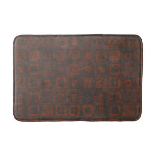 Metallquadrate Badematte