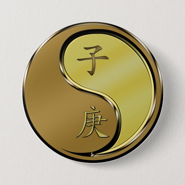 Metallratte Button (Vorderseite)