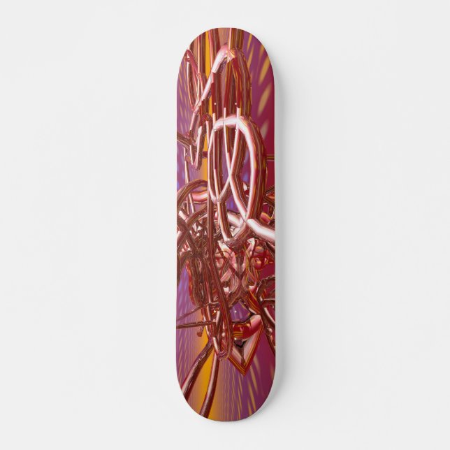 Metallrohre Abstrakt - 02 Skateboard (Vorne)