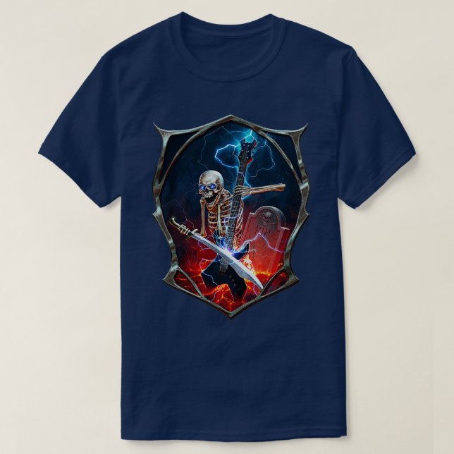 Metallskelett T-Shirt (Design vorne)