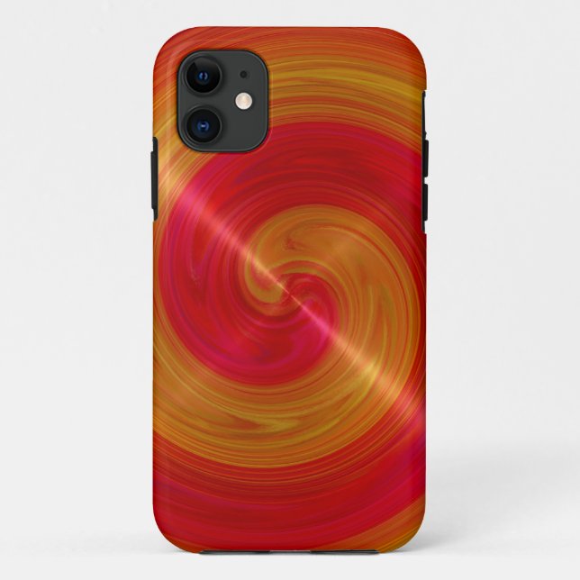 Metallspirale Abstrakte Kunst Case-Mate iPhone Hülle (Rückseite)