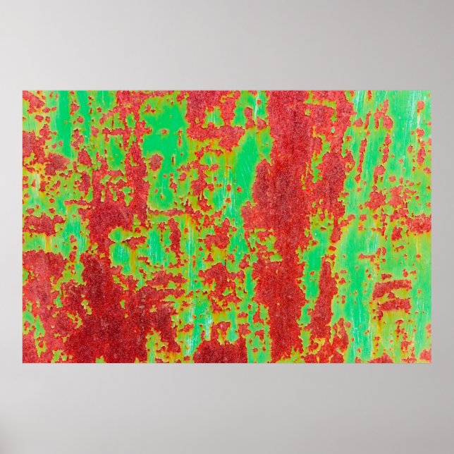 Metallstruktur mit Kratzer- und Risseffekt, ab Poster (Vorne)