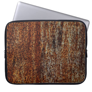 Metallstruktur mit Kratzern und Cracksabstract, ei Laptopschutzhülle
