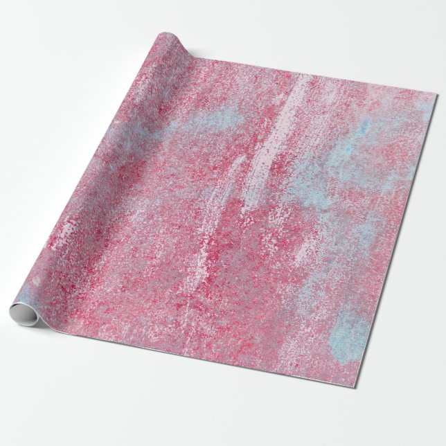 Metallstruktur mit Kratzern und Rissen abstrakt,  Geschenkpapier (Ungerollt)