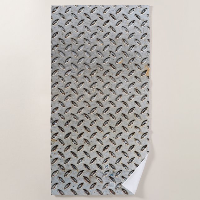 Metalltextur Strandtuch (Vorderseite)