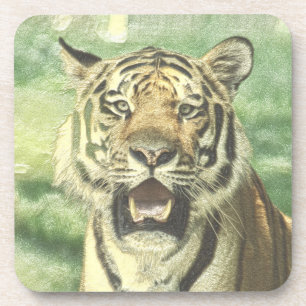 Metalltiger Getränkeuntersetzer