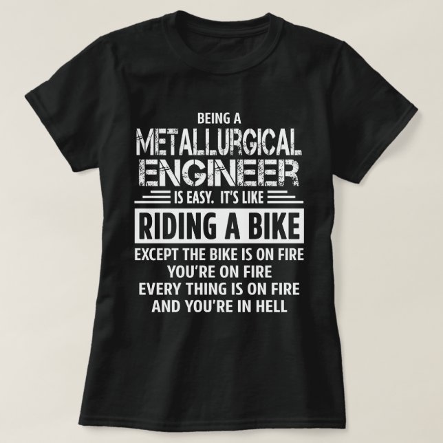 Metallurgieingenieur T-Shirt (Design vorne)