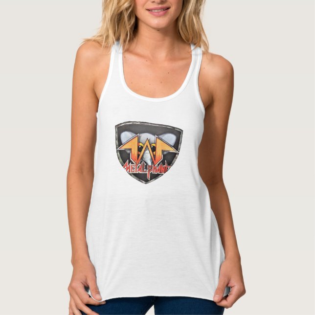 Metallverkleidung Frauenrumpf Tank Top (Vorderseite)