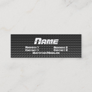 MetallVisitenkarte Mini Visitenkarte