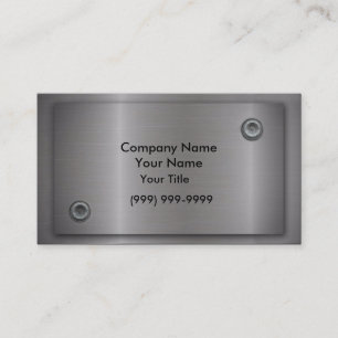 MetallVisitenkarten Visitenkarte