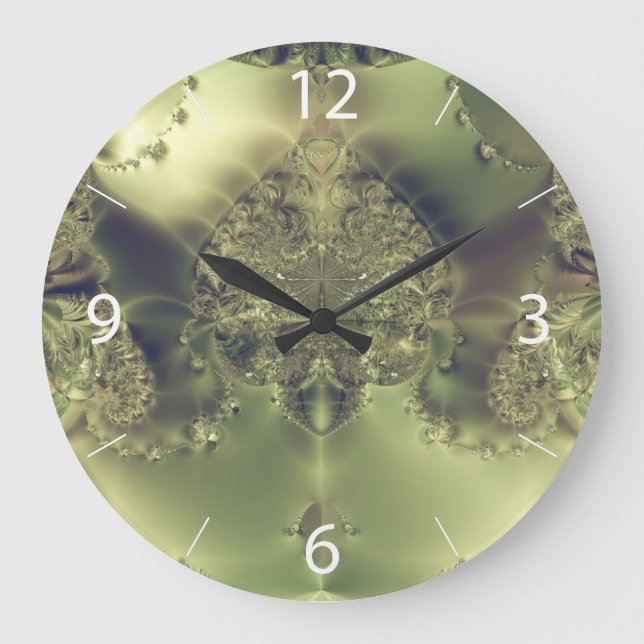 Metallvorhang Große Wanduhr (Vorderseite)