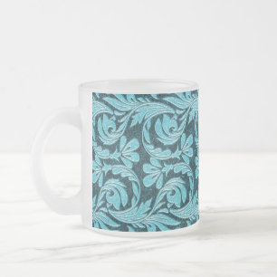 Metallwellen 2Tone Aquamarine trockene MATTIERTE T Mattglastasse