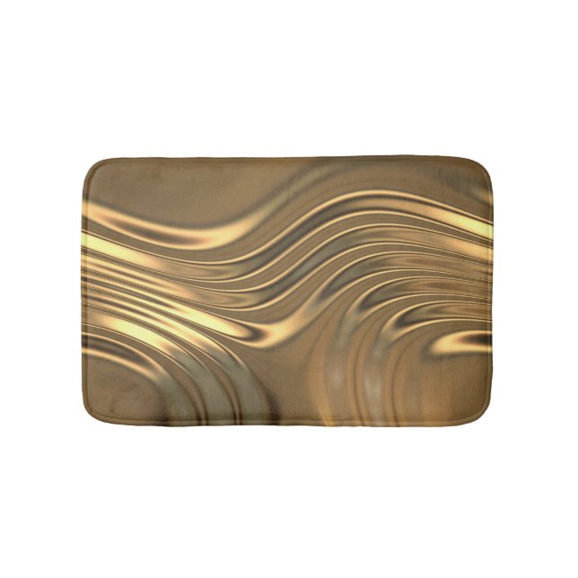 Metallwirbeldesign Badematte (Vorderseite)