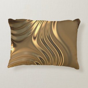 Metallwirbeldesign Dekokissen
