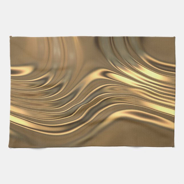Metallwirbeldesign Geschirrtuch (Horizontal)