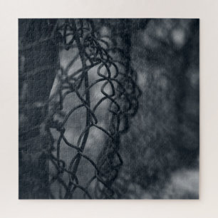 Metallzaun Raster Fine Art