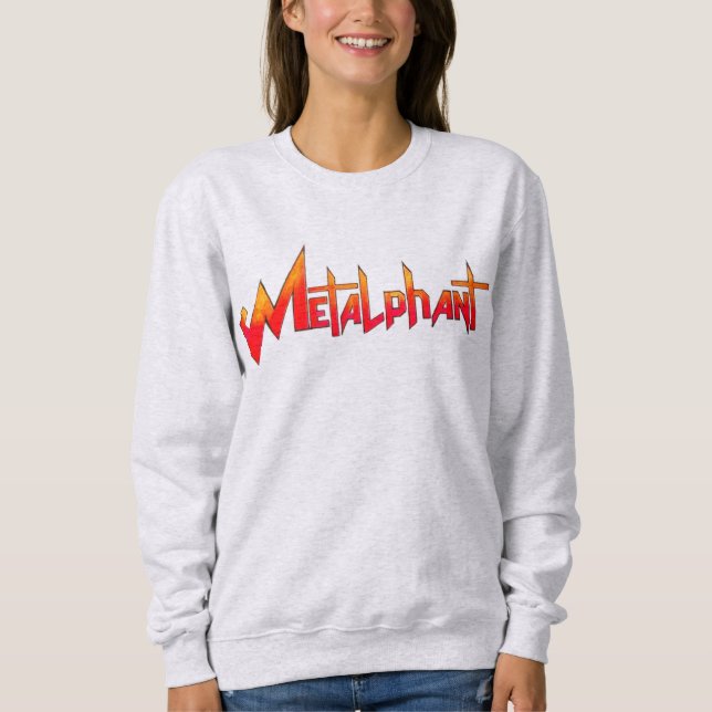 Metalphant avec Sweatshirt de Guitar féminin 2-des (Devant)