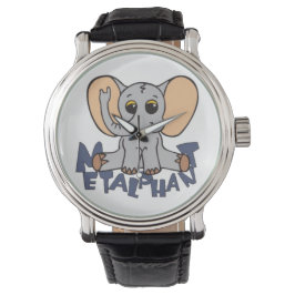 Metalphant Elephant Watch Armbanduhr