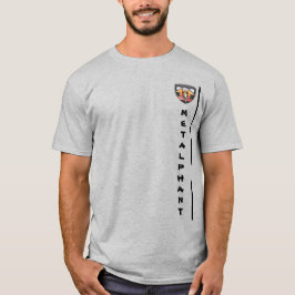 Metalphant Emblem-erwachsener T - Shirt - Grau - 2