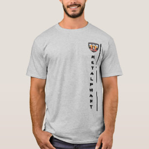 Metalphant Emblem-erwachsener T - Shirt - Grau - 2