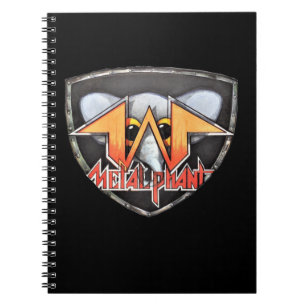 Metalphant Emblem-gewundenes Notizbuch - klein Notizblock