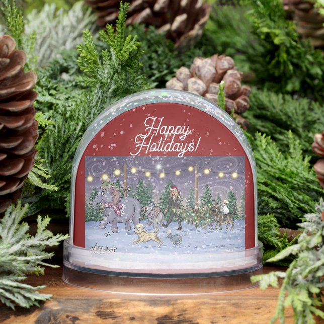 Metalphant Family Tree Snow Globe Schneekugeln (Winter)