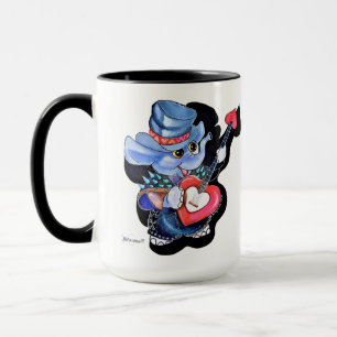 Metalphant Heart Guitar Tasse