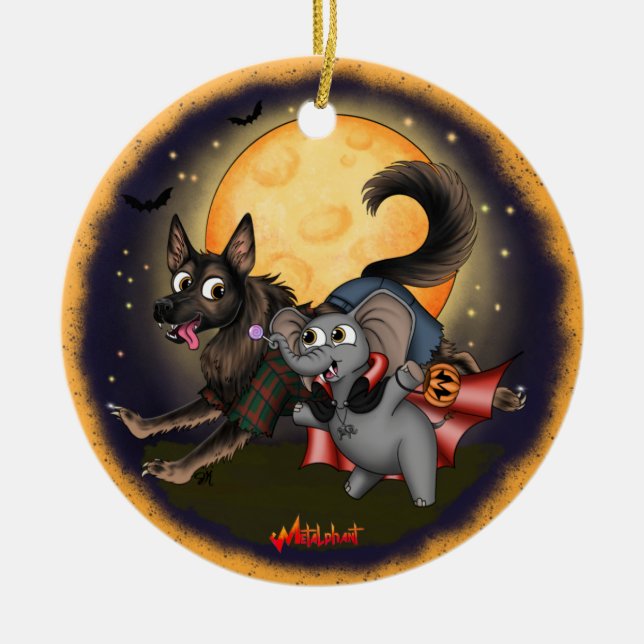 Metalphant Metalfriends Keramik Ornament (Vorne)