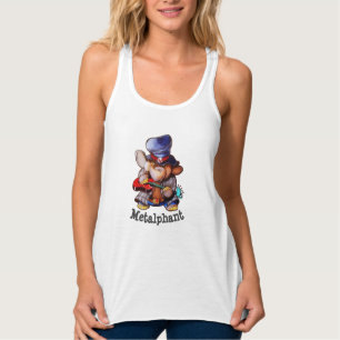 Metalphant mit dem Flowy Racerback der Tank Top