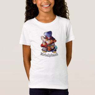 Metalphant mit dem T - Shirt des Gitarren-Mädchens