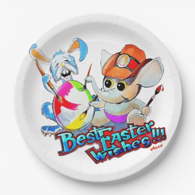 Metalphant Oaster Paper Plate (weiß) Pappteller (Vorderseite)