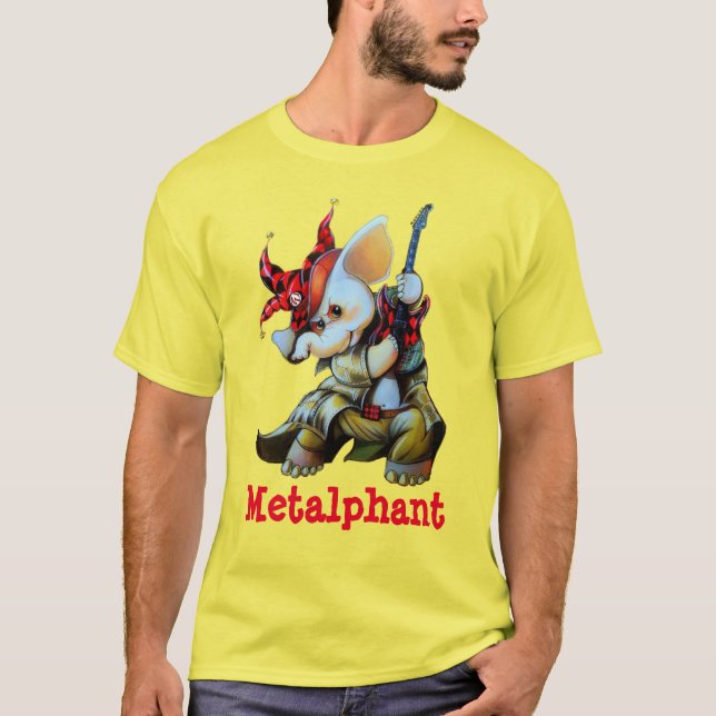 Metalphant Spaßvogel-Erwachsen-T - Shirt (Vorderseite)