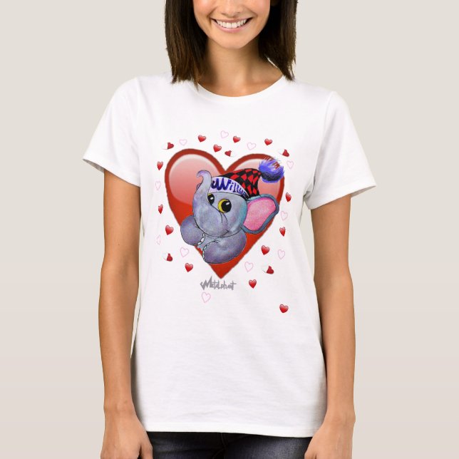 Metalphant Valentine Women's Basic T - Shirt (Vorderseite)