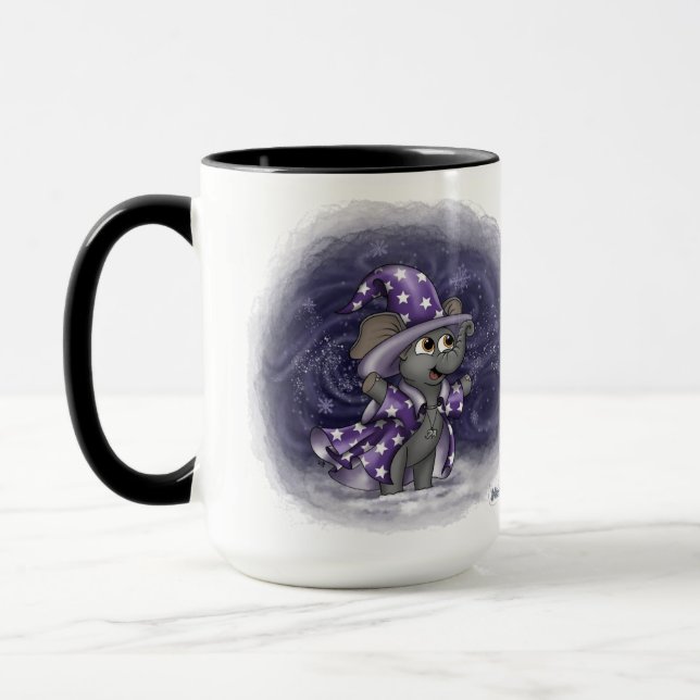 Metalphant Wilbur im Winter Tasse (Links)