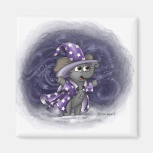 Metalphant Wilbur im Wintermagnet Magnet