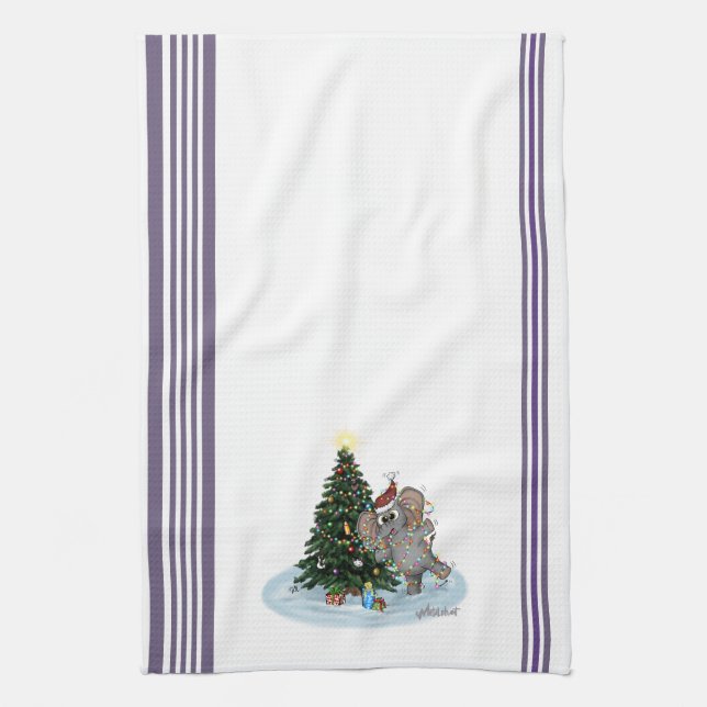 Metalphant Wilbur in LightKitchen Handtuch (Vertikal)