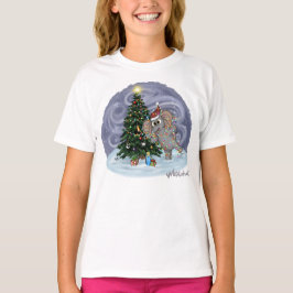 Metalphant Wilbur in Lights Girl's T - Shirt