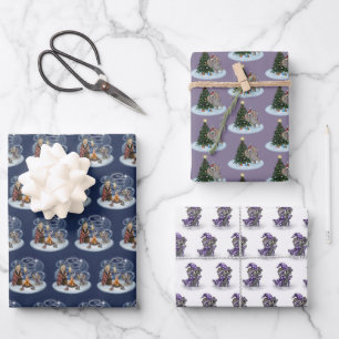 Metalphant Wilbur in Lights Wrapping Paper Sheets Geschenkpapier Set