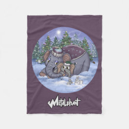 Metalphant Wilbur & Mom Fleece Blanket