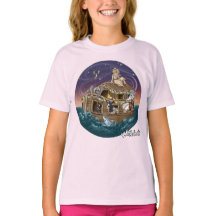 Metalphant Wilbur & Noah-ery's Ark Girl's T - Shir