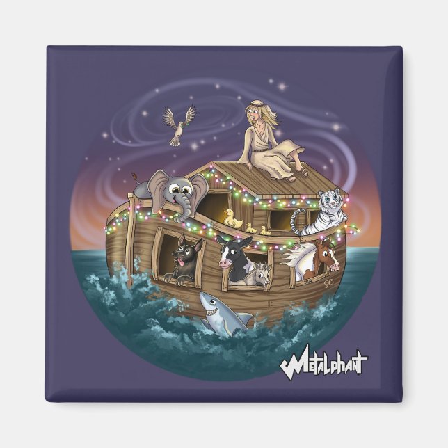 Metalphant Wilbur & Noah-ery's Ark Magnet (Vorne)