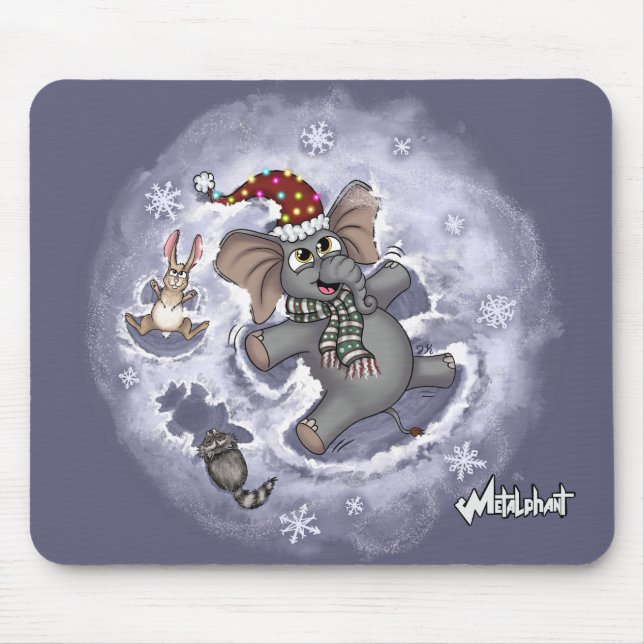 Metalphant Wilbur Snow Angels Mouse Pad Mousepad (Vorne)
