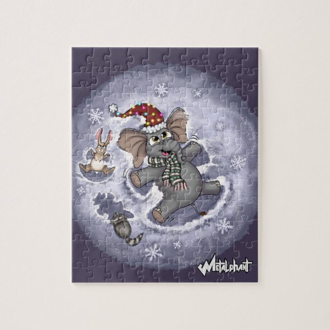Metalphanumérique Wilbur Snow Angels Puzzle (Vertical)