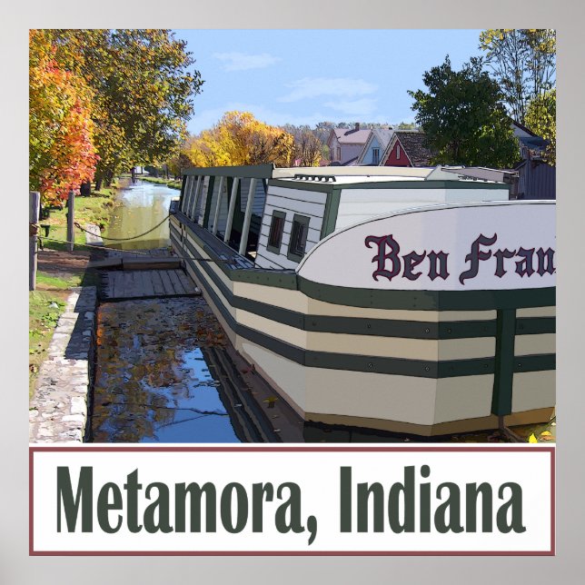 Metamora Indiana Poster (Vorne)