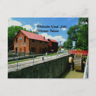Metamora Indiana Postkarte