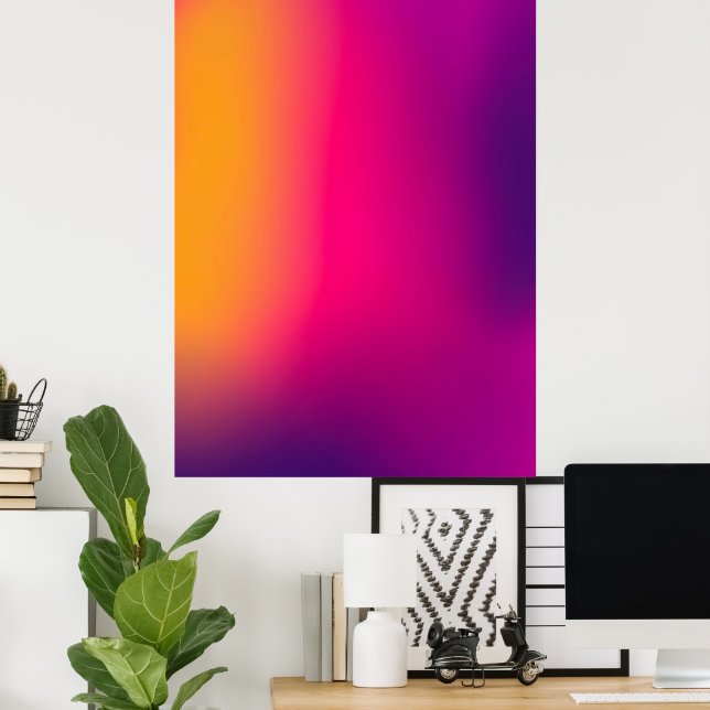 Metamorphose 3 Vivid Bliss Poster (Heimbüro)