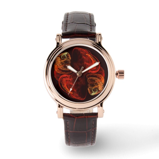 Metamorphose Abstrakt Art Armbanduhr (Vorderseite)