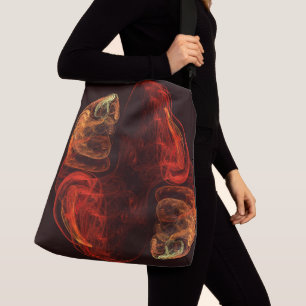 Metamorphose Abstrakt Art Cross Body Tragetaschen Mit Langen Trägern