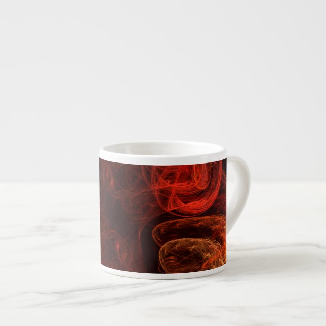 Metamorphose Abstrakt Art Espresso Tasse (Vorderseite Rechts)