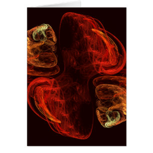 Metamorphose Abstrakt Art Note Card